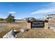 Entrance to Chuck Vogel Memorial Park at 6792 Longpark Dr, Parker, CO 80138