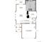 First floor floor plan with gourmet kitchen, great room, dining area, and two car garage at 9276 Telluride Ct, Commerce City, CO 80022