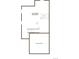 Basement floor plan shows an unfinished basement with bath and laundry hookups at 9276 Telluride Ct, Commerce City, CO 80022