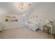 Bright bedroom featuring neutral colors, decor, shelves, and stylish decor at 2340 S Columbine St, Denver, CO 80210