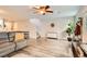 Spacious living room with hardwood floors and comfortable seating at 10700 Kimblewyck Cir # 155, Northglenn, CO 80233