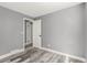 Bedroom features wood floors and neutral paint at 1248 Meadow St, Longmont, CO 80501