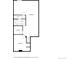 Basement floor plan featuring a bedroom, laundry area, bathroom, utility space, and additional basement area at 1248 Meadow St, Longmont, CO 80501
