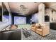 Amenity space with golf simulator, lounge seating, and bar at 20 Wilcox # 421, Castle Rock, CO 80104