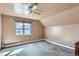 Bedroom with a window and a ceiling fan at 5300 Balsam St, Arvada, CO 80002