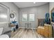 Stylish bathroom with modern fixtures, unique vanity, and elegant decor, creating a serene space at 2161 Elmwood St, Berthoud, CO 80513