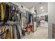 Large walk-in closet with ample shelving and hanging space, designed for organized storage and easy access at 2161 Elmwood St, Berthoud, CO 80513