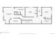 Floor plan of the second floor with bedrooms, bathrooms, and closet dimensions included at 2961 S Cherokee, Englewood, CO 80110