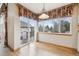 Breakfast nook with hardwood floors and sliding doors to outdoor deck at 2247 Eagles Nest Dr, Lafayette, CO 80026