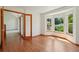 Bright living room with hardwood floors and bay window at 2247 Eagles Nest Dr, Lafayette, CO 80026