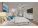Beautiful main bedroom suite with large window that brings in natural light at 3022 S Wheeling Way # 107, Aurora, CO 80014