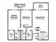 Layout of unit A showing two bedrooms, two bathrooms, kitchen, living room, and a patio/balcony, totaling 1200 sq ft at 3022 S Wheeling Way # 107, Aurora, CO 80014
