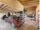 Large garage with high ceilings perfect for storing RVs and vehicles at 1660 Prominence Cir, Elizabeth, CO 80107