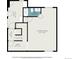 Basement layout featuring a recreation room, bath, utility, hall and room at 6880 Kilimanjaro Dr, Evergreen, CO 80439