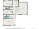 Upstairs floor plan featuring 3 bedrooms, including a primary bedroom with a walk-in closet and ensuite bath, and an open to below area at 6880 Kilimanjaro Dr, Evergreen, CO 80439