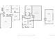 First and second story of the home floor plan shows a living room, kitchen, bedrooms, bathrooms, and garage at 9698 Queenscliffe Dr, Highlands Ranch, CO 80130
