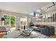 Inviting living room with natural light, modern furniture, and access to the outdoors at 9698 Queenscliffe Dr, Highlands Ranch, CO 80130