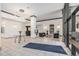 Elegant condo lobby featuring tile flooring, modern lighting, and comfortable seating at 1020 15Th St # 18I, Denver, CO 80202