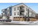 Contemporary condo building with balconies and street parking available at 336 E 1St Ave # 200, Denver, CO 80203