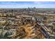 Stunning aerial view of city skyline with well-maintained neighborhoods, parks, and visible highways at 2801 W 23Rd Ave, Denver, CO 80211