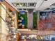 Aerial view of a private backyard with a patio, outdoor seating, and well-maintained landscaping at 2801 W 23Rd Ave, Denver, CO 80211