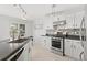 Modern kitchen featuring stainless steel appliances, white cabinetry, and sleek countertops at 2545 Andrew Dr, Superior, CO 80027