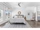 Bright main bedroom with city views, sleek decor, and modern fixtures at 1449 Wynkoop St # 601, Denver, CO 80202
