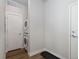 Stackable washer and dryer in a small laundry room at 1208 Quitman St # 303, Denver, CO 80204