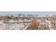 Scenic view of snow-capped mountains and a bridge at 1208 Quitman St # 303, Denver, CO 80204