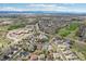 Scenic aerial view of the neighborhood, showcasing residential homes and surrounding landscape at 12110 Bay Oaks Ct, Parker, CO 80138