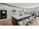 Spacious kitchen with a large center island and stainless steel appliances at 12110 Bay Oaks Ct, Parker, CO 80138