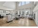 Bright open-concept living room features high ceilings and lots of natural light at 12110 Bay Oaks Ct, Parker, CO 80138