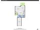 Detailed floorplan showcasing the layout of the first level, including the garage and kitchen at 17359 Waterhouse Cir # C, Parker, CO 80134