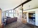 Large living room features vaulted ceilings and an open floor plan at 1151 Castlewood Pl, Franktown, CO 80116