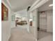 Main bedroom entrance view showcasing closet and an open plan design to the room at 153 Gold Run Trl, Idaho Springs, CO 80452