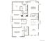 Second floor floorplan featuring primary bedroom with ensuite bath, three additional bedrooms, a loft and laundry room at 8259 Rockvale Dr, Littleton, CO 80125
