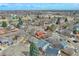 Expansive aerial view of a quiet neighborhood showcasing tree-lined streets and well-maintained homes in a suburban setting at 1834 Hennington Ct, Longmont, CO 80501
