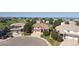 Expansive suburban homes showcase lush landscaping, cul-de-sac, and scenic mountain views at 10085 Charissglen Ct, Highlands Ranch, CO 80126
