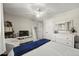 Serene bedroom with a ceiling fan, providing a tranquil and airy space at 6988 S Knolls Way, Centennial, CO 80122
