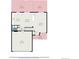 First floor floor plan showing layout of kitchen, living room, and bath at 13504 Pecos St, Westminster, CO 80234