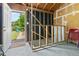 Unfinished basement space with walkout access to the backyard; ready for your custom design at 8333 Depew Way, Arvada, CO 80003