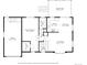 Detailed floor plan showcasing the layout of the home, including the kitchen, bedrooms, and living areas at 8333 Depew Way, Arvada, CO 80003