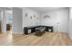 Inviting living area with custom bench seating, neutral tones, and modern accents at 8333 Depew Way, Arvada, CO 80003