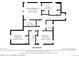 Second level floor plan featuring a primary bedroom, bathroom, walk-in closet, laundry and two additional bedrooms at 27798 E 7Th Pl, Aurora, CO 80018