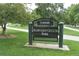 Entrance sign to Harvard Gulch Park, a local park at 2684 S Logan St, Denver, CO 80210