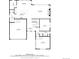 Floor plan showcasing living room, kitchen, garage, bathroom and office at 14589 Hagus Pl, Parker, CO 80134