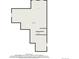 Floor plan of the basement layout showing dimensions and square footage at 16195 Red Bud Loop, Parker, CO 80134