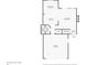 Floor plan of the first floor with the kitchen, living room, dining room, garage, and foyer called out at 4129 Amber St, Boulder, CO 80304