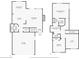 Floor plans displaying the layout of the first and second floors of the residence at 4129 Amber St, Boulder, CO 80304