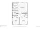 Second floor plan highlighting the primary suite, two additional bedrooms, and bathrooms at 6488 S Heritage E Pl, Centennial, CO 80111
